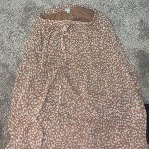 Long aerie skirt